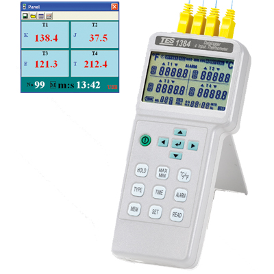 TES-1384四通道溫度計/記錄器